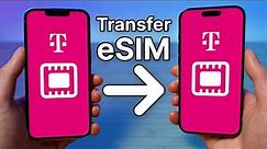 How to Transfer T-Mobile eSIM from One iPhone to Another (2023)