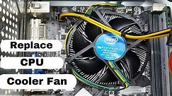 How to Remove and Install the CPU Cooler Fan on Your PC