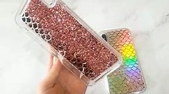Holographic Mermaid Quicksand Case for iPhone 7/iPhone 8