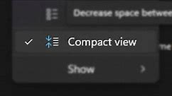 How to Enable or Disable Compact View on Windows 11