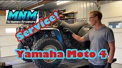 Yamaha Moto 4 350 - SAVE MONEY - How to do Maintenance - Full Service - Oil Change
