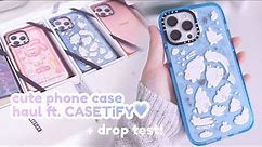 cute iphone 13 pro max case haul + drop test ft. CASETiFY cases! 💙🌸☁️