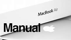 Macbook Air Basics - Mac Manual Guide for Beginners - new to mac