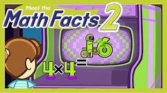 Meet the Math Facts Multiplication & Division - 4 x 4 = 16