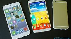 Galaxy Note 3 vs iPhone 6 5.5-inch & 4.7-inch