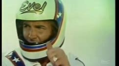 Evel Knievel 19-car motorcycle jump (world record for 27 years)