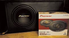 Pioneer Ts-A942FH oval 6×9 speakers | Pioneer Car speaker
