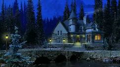 3D Snowy Cottage Screensaver