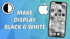 How to Make iPhone Display Black & White - Quick and Easy Guide!