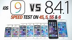 iOS 9 VS iOS 8.4.1 Speed Test on iPhone 6, 5S, 5 & 4S - Is iOS 9 Faster?