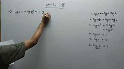 Log Basic Class | Business Math | 11+ Academy | Alamin Sir