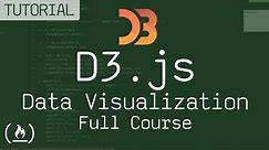 Let's learn D3.js - D3 for data visualization (full course)