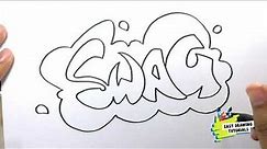 How to Draw Easy swag graffiti