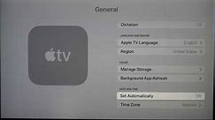 How to Change Date and Time Settings on APPLE TV 4K - Automatic Time Adjustment on APPLE Device