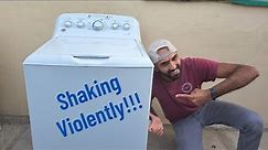 How To Fix A GE Washer That Shakes While Spinning!