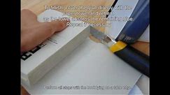 How to remove a book binding made of hot glue