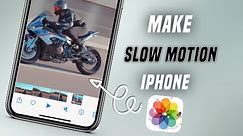How To Make a Video Slow Motion on iPhone | How To Convert Video into slow Motion in iPhone |