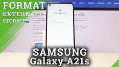How to Format SD in SAMSUNG Galaxy A21s - Erase Memory Card
