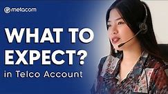 What It's Like Working In A Telco Account | Telco Mock Call | Metacom Careers
