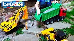 Car toy video for kids Excavator and Construction Trucks for Children learn