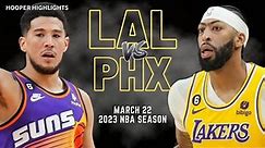 Los Angeles Lakers vs Phoenix Suns Full Game Highlights | Mar 22 | 2023 NBA Season