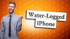 What happens if iPhone has water?
