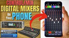 Mix/Control DIGITAL MIXERS From Your PHONE - Mixing Station App Hack