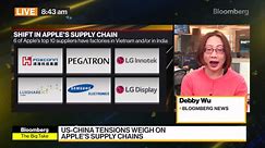 US-China Tensions Weigh on Apple's Supply Chains
