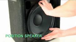 Upgrade with CELESTION: how to change the speakers in a 2-way 12" PA cab
