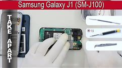 How to disassemble 📱 Samsung Galaxy J1 (SM-J100) Take apart Tutorial