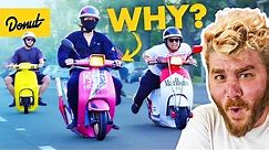 The Bizarre Japanese Scooter Gang You Never Knew Existed | Bumper 2 Bumper