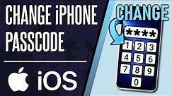 CHANGE YOUR PIN - How to Change iPhone Passcode (iOS)
