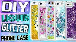 DIY Liquid Glitter iPhone Case! | Make Your Own Water Filled Phone Case! | Cheap & Easy To Make!