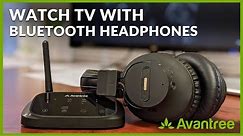 How to use the Avantree HT5009 Wireless Headphone and Transmitter Set with TV