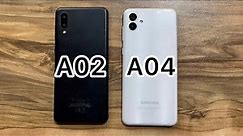 Samsung Galaxy A02 vs Samsung Galaxy A04