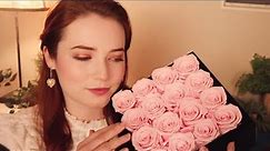 ASMR Preserved Roses & Close Up Whispers