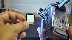 How to use SD Card with Everio JVC MG130 Tutorial