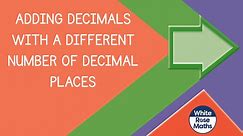 Sum5.3.3 - Adding decimals with a different number of decimal places