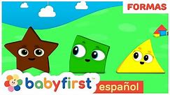 Aprende los colores con figuras geometricas | Videos Educativos | BabyFirst Español