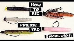 How to Rig the Z-Man Finesse TRD 5 MORE (Better) Ways! Bass Fishing - HOW TO RIG IT - The Ned Rig