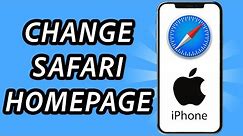 How to change Safari homepage on iPhone [2 METHODS] (FULL GUIDE)