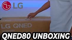 LG QNED 80 Series 4K TV Unboxing (50QNED80UQA)