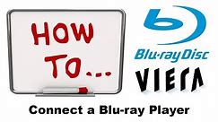How to connect a Blu-ray player to a HD TV.