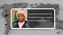 COGTA Minister Nkosazana Dlamini-Zuma & KZN Premier Zikalala to address the local government indaba