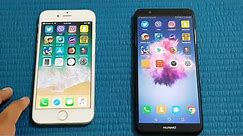 Huawei Psmart vs iphone 6 - Speed Test!!