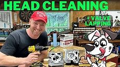 Cylinder Head Cleaning & Valve Lapping