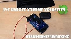 JVC HAFX1X Xtreme Xplosives Headphones Unboxing