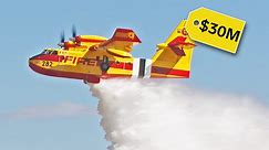 How the $30 million 'Super Scooper' CL-415EAF plane was built to fight wildfires