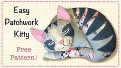 Easy Patchwork Cat || FREE PATTERN || Full Tutorial with Lisa Pay