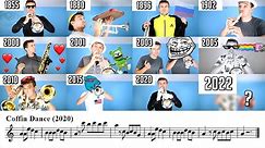 Evolution of Meme Songs (1500-2022) BUT.. It's with Sheet Music / Notes!